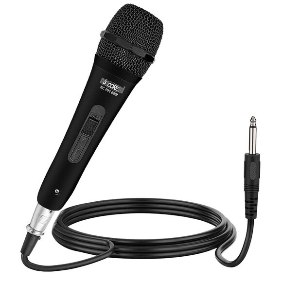 5Core XLR Microphone Dynamic Mic Karaoke Singing Studio Mics Handheld Microfono - Picture 1 of 9